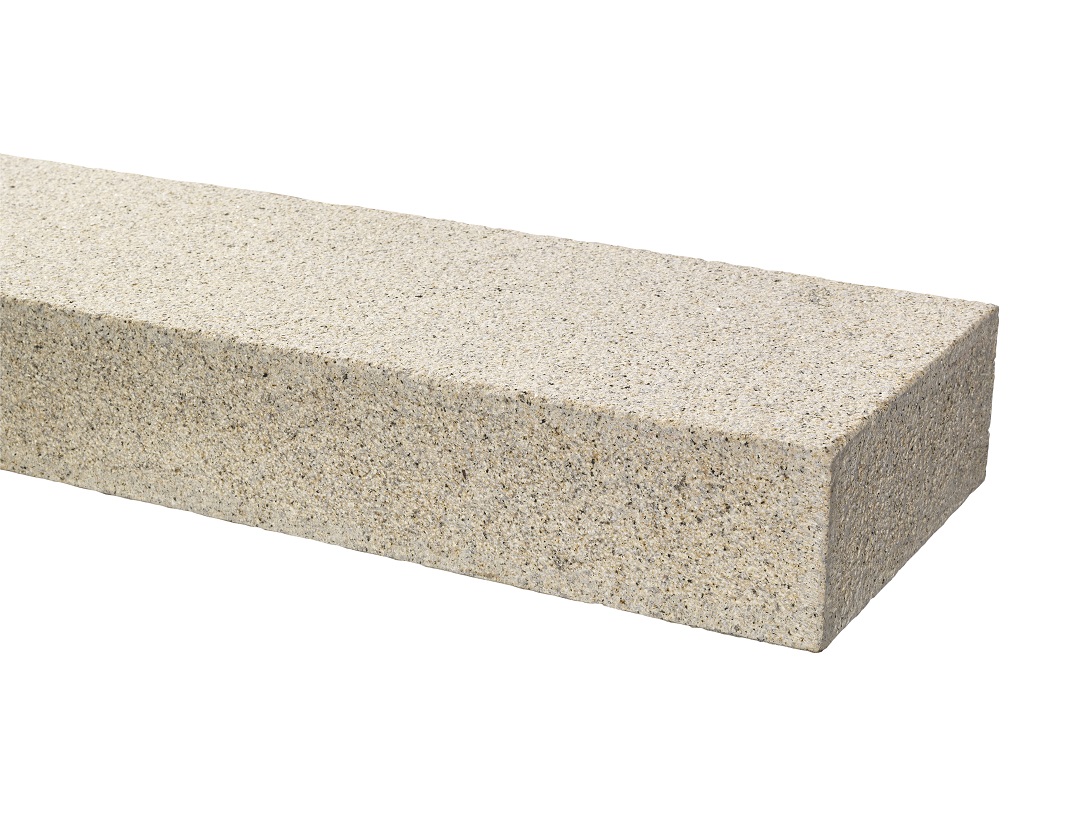 Granit Blockstufe 15x35x100 cm gelb-grau