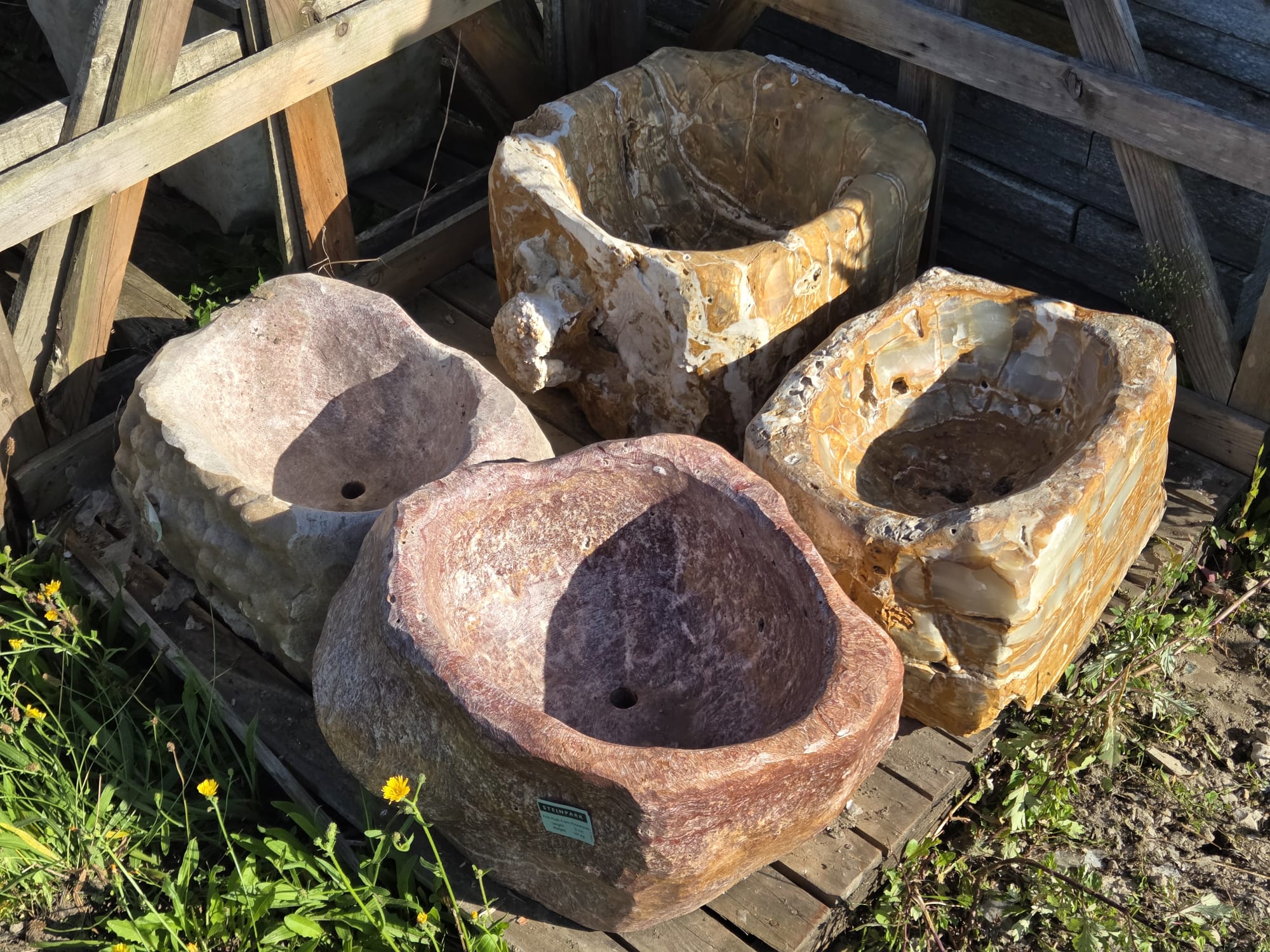 Zierfindling Flowerpot Premium Einzelstücke zwischen 50 und 150 kg Zierfindling Flowerpot Premium Einzelstücke zwischen 50 und 150 kg
