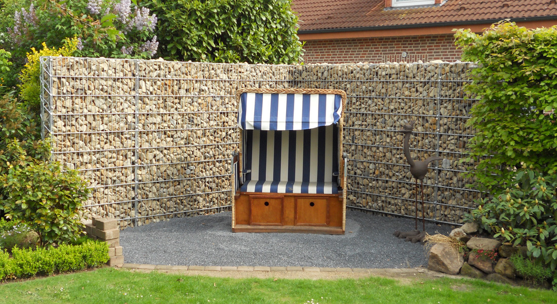 Gabionenwand 23 cm Gabionenwand 23 cm