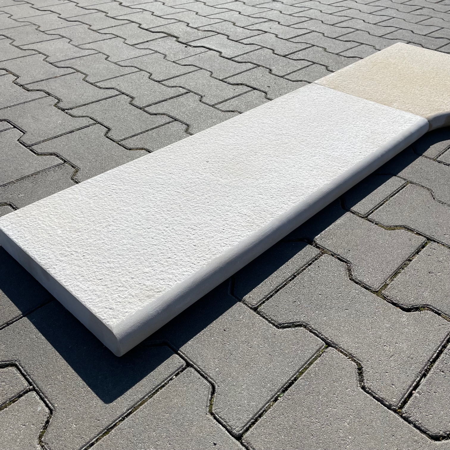 Quarz-Sandstein Poolplatte Golden Sun 80x30x4 cm gelb-grün-bunt Detail 5