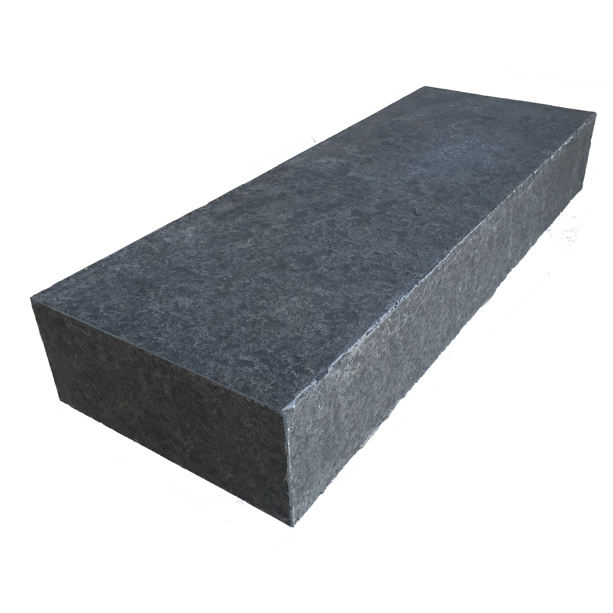Basalt Blockstufe Mekong 15x35x100 cm anthrazit geflammt Basalt Blockstufe Mekong 15x35x100 cm anthrazit geflammt