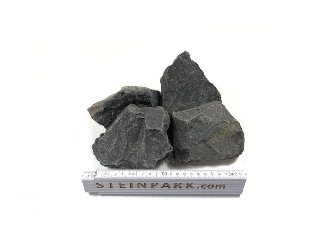 Gabionenstein Basalt Nero 55-120mm anthrazit-grau Gabionenstein Basalt Nero 55-120mm anthrazit-grau