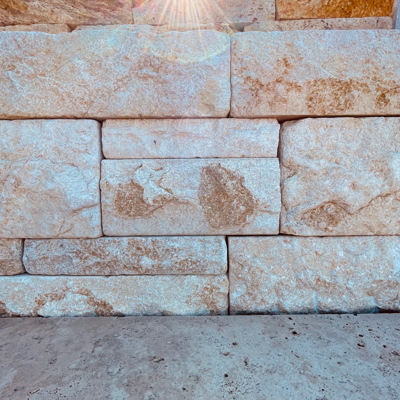 Kalkstein Schloss Mauerstein Catrina 15x18-20x30-50 cm Detail 2