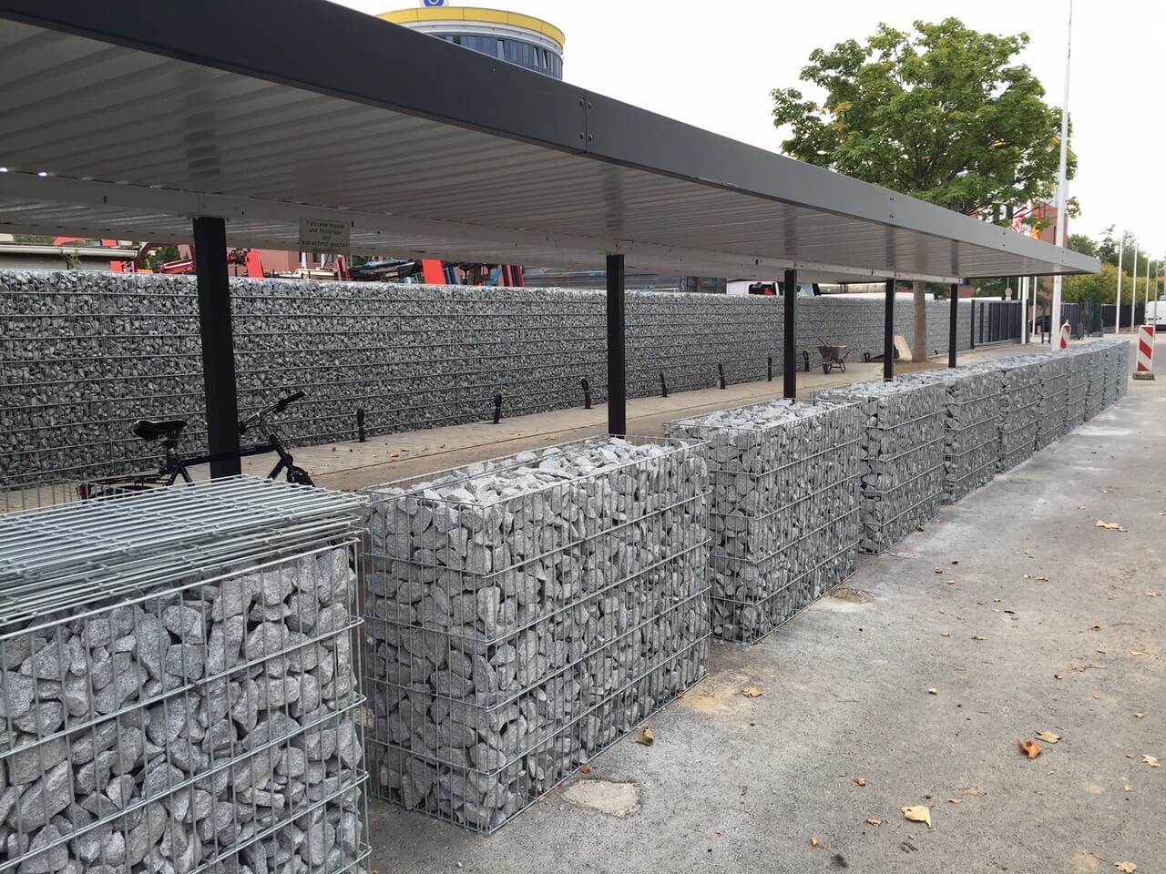 Gabionenstein Granit Silver Gris 60-90 mm hellgrau Detail 3