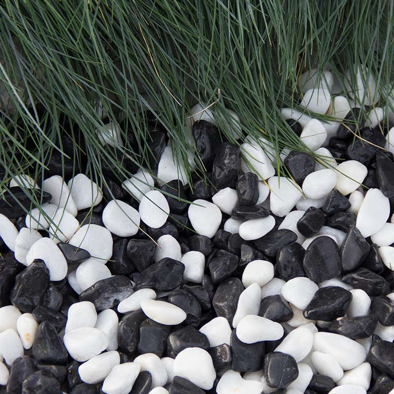 Zierkies Panda 25-40 mm anthrazit-weiß Zierkies Panda 25-40 mm anthrazit-weiß