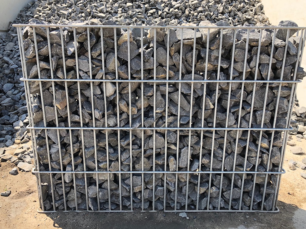 Gabionenstein Basalt Nero 55-120mm anthrazit-grau Detail 2