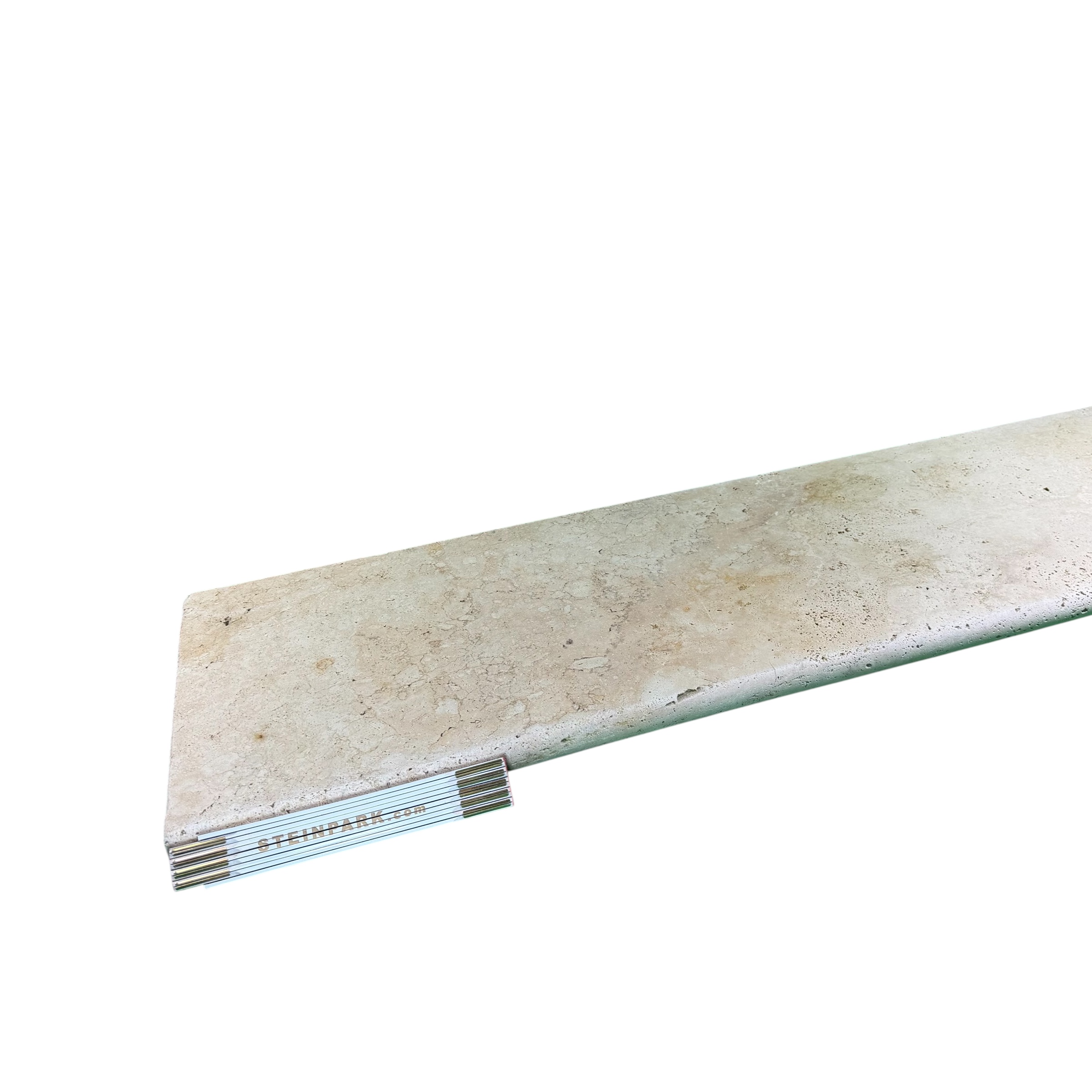 Travertin Poolplatte Crema 122x35x3 cm creme-beige Travertin Poolplatte Crema 122x35x3 cm creme-beige