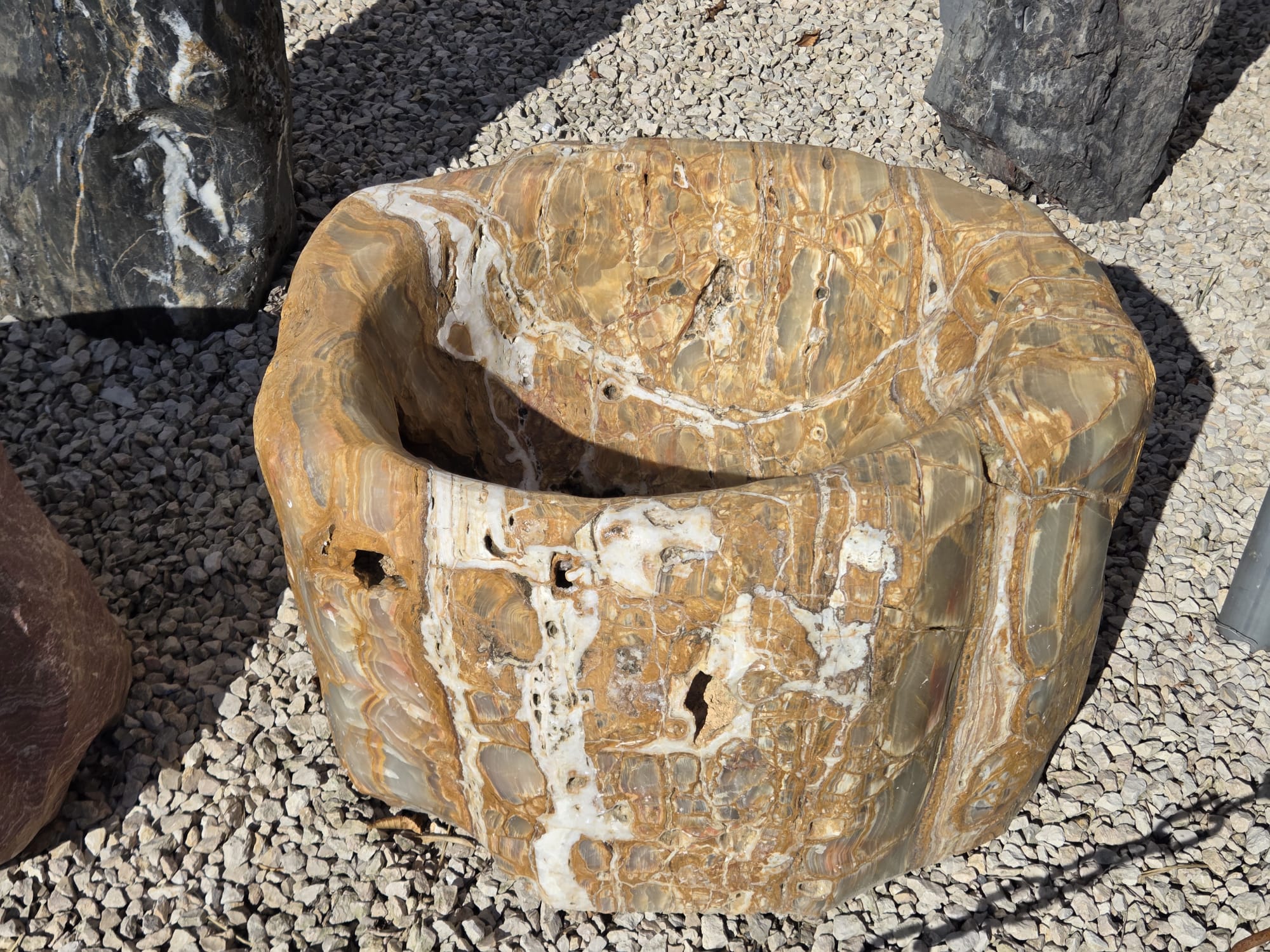 Zierfindling Flowerpot Premium Einzelstücke zwischen 50 und 150 kg
