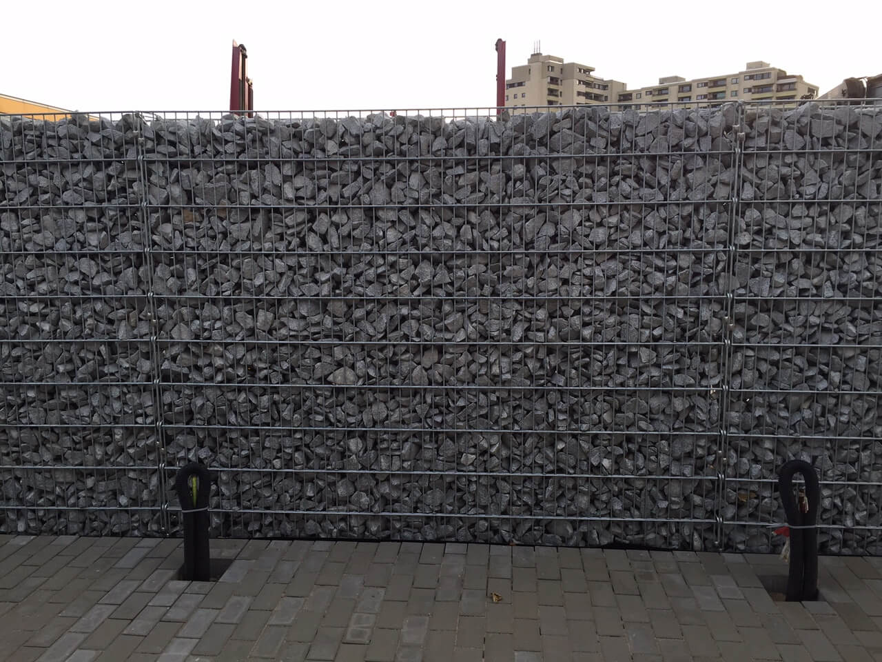 Gabionenstein Granit Silver Gris 60-90 mm hellgrau Detail 4