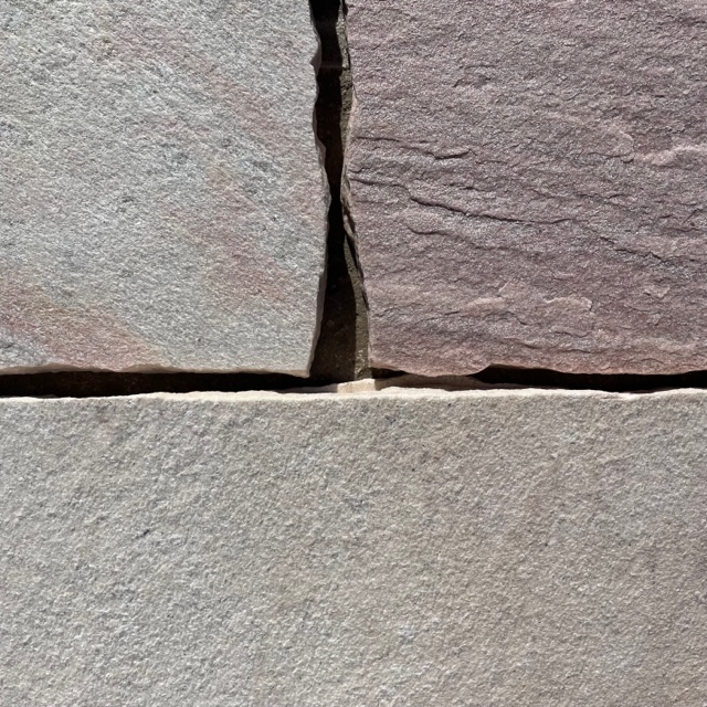 Quarzit Terrassenplatte Rosa Bahia 60x40x2,5-4 cm rosé-gelb-bunt SONDERSALE Quarzit Terrassenplatte Rosa Bahia 60x40x2,5-4 cm rosé-gelb-bunt