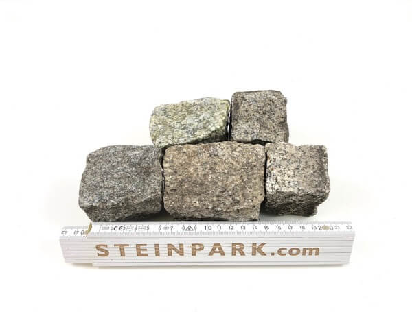 Gebrauchtes Granit Mosaikpflaster 4-6 cm grau-gelb Gebrauchtes Granit Mosaikpflaster 4-6 cm grau-gelb