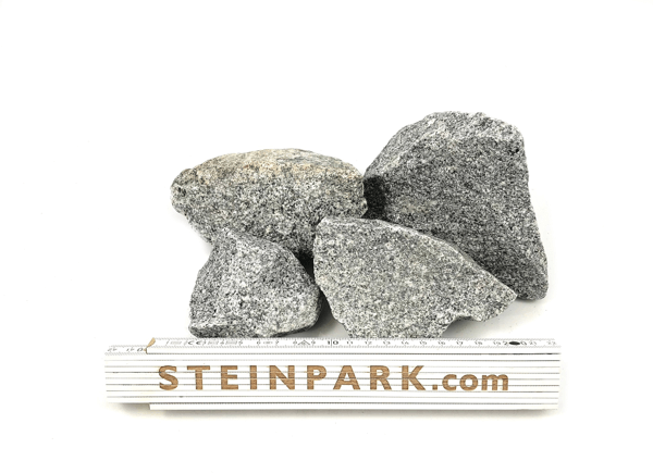 Gabionenstein Granit Silver Gris 60-90 mm hellgrau Gabionenstein Granit Silver Gris 60-90 mm hellgrau