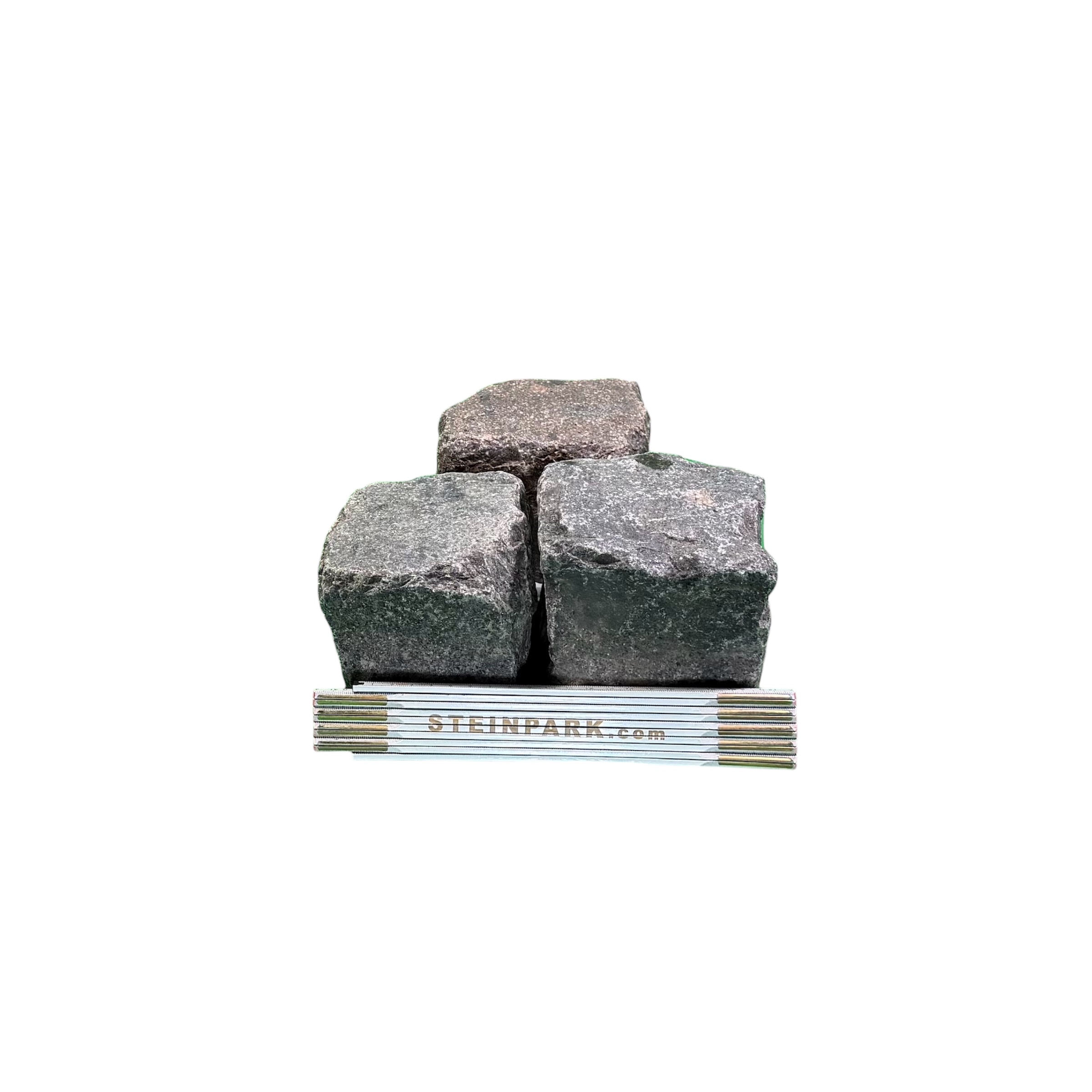 Gebrauchtes Porphyr Kleinpflaster 8-11 cm braun-anthrazit-gräulich