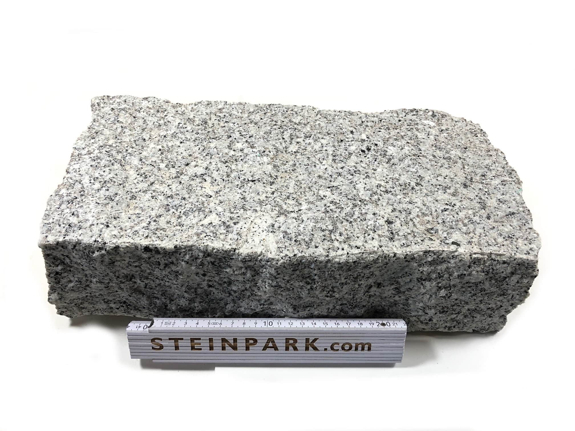 Granit Mauerstein 10x20x40 cm grau Granit Mauerstein 10x20x40 cm grau