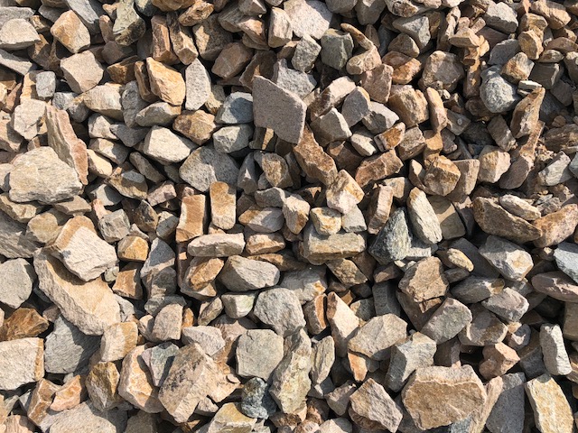 Gabionenstein Granit Herbstlaub 60-90 mm bunt Detail 2