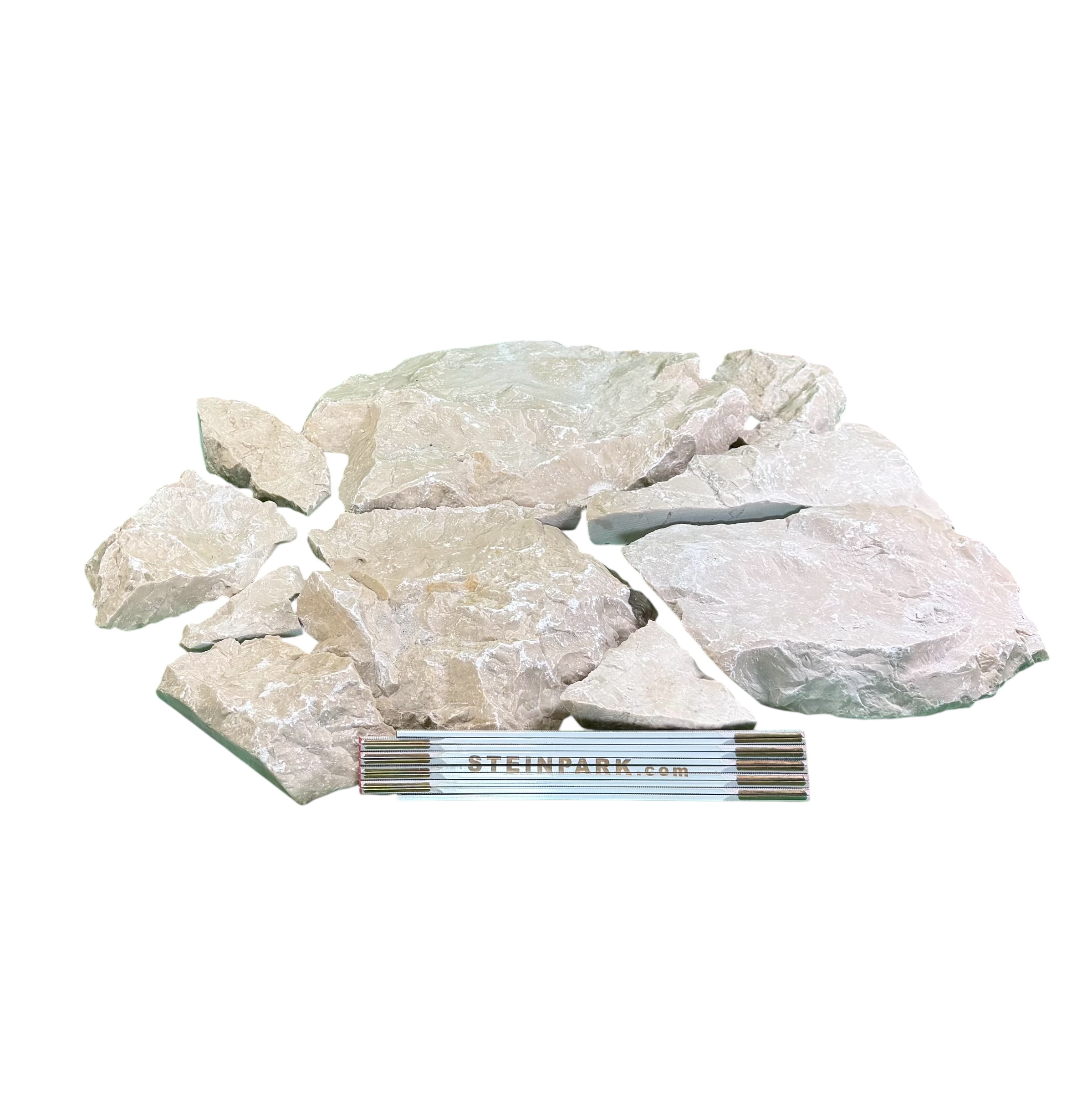 Kalkstein Zyklopenmauerwerk Catrina gelb-beige