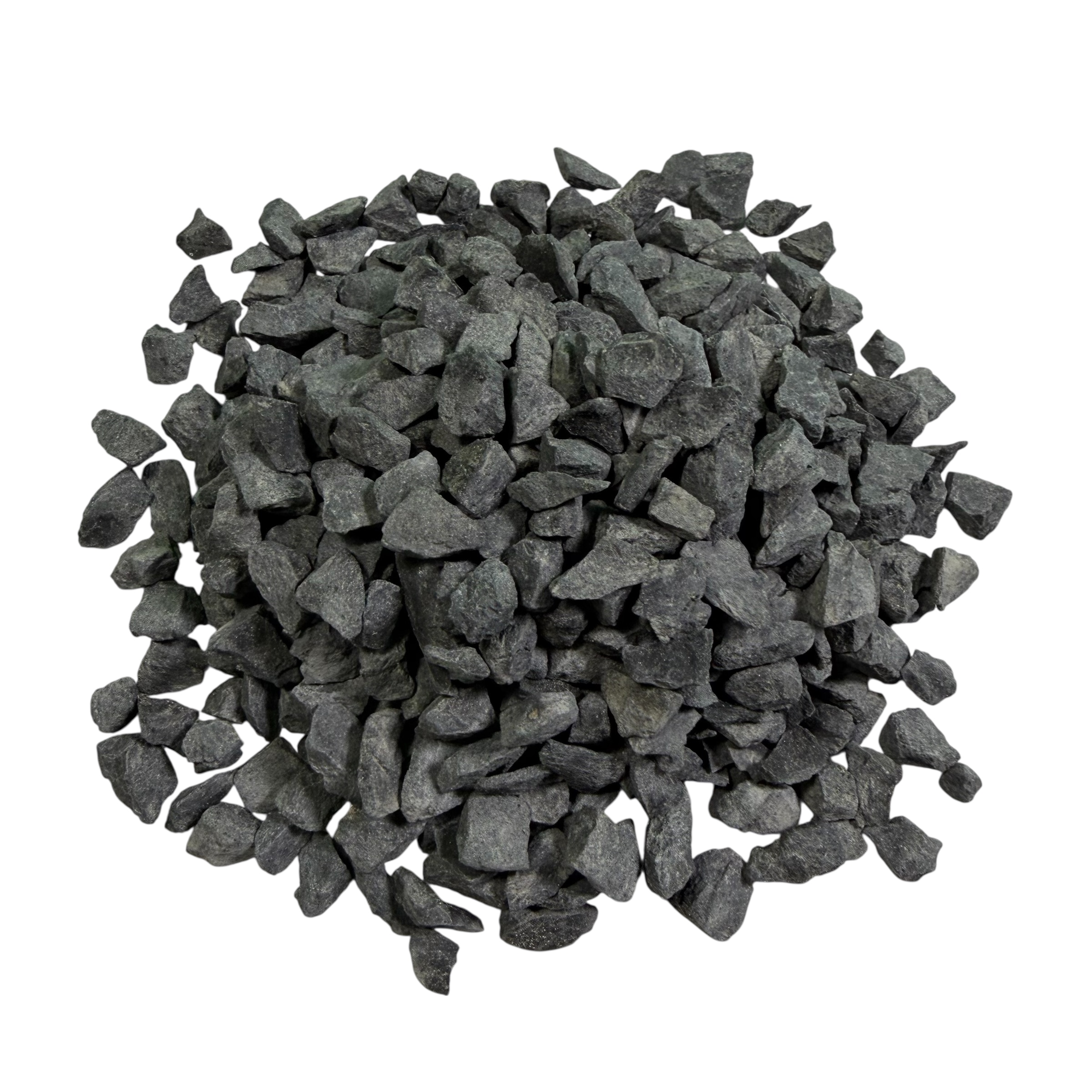 Ziersplitt Basalt Nero gebrochen anthrazit-dunkel