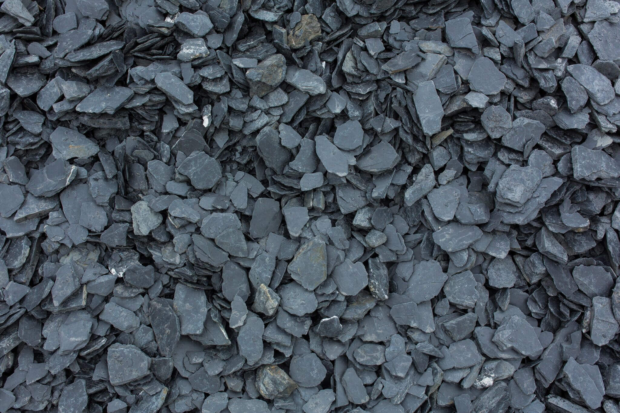 Ziersplitt Schiefer 40-70 mm gebrochen Detail 3