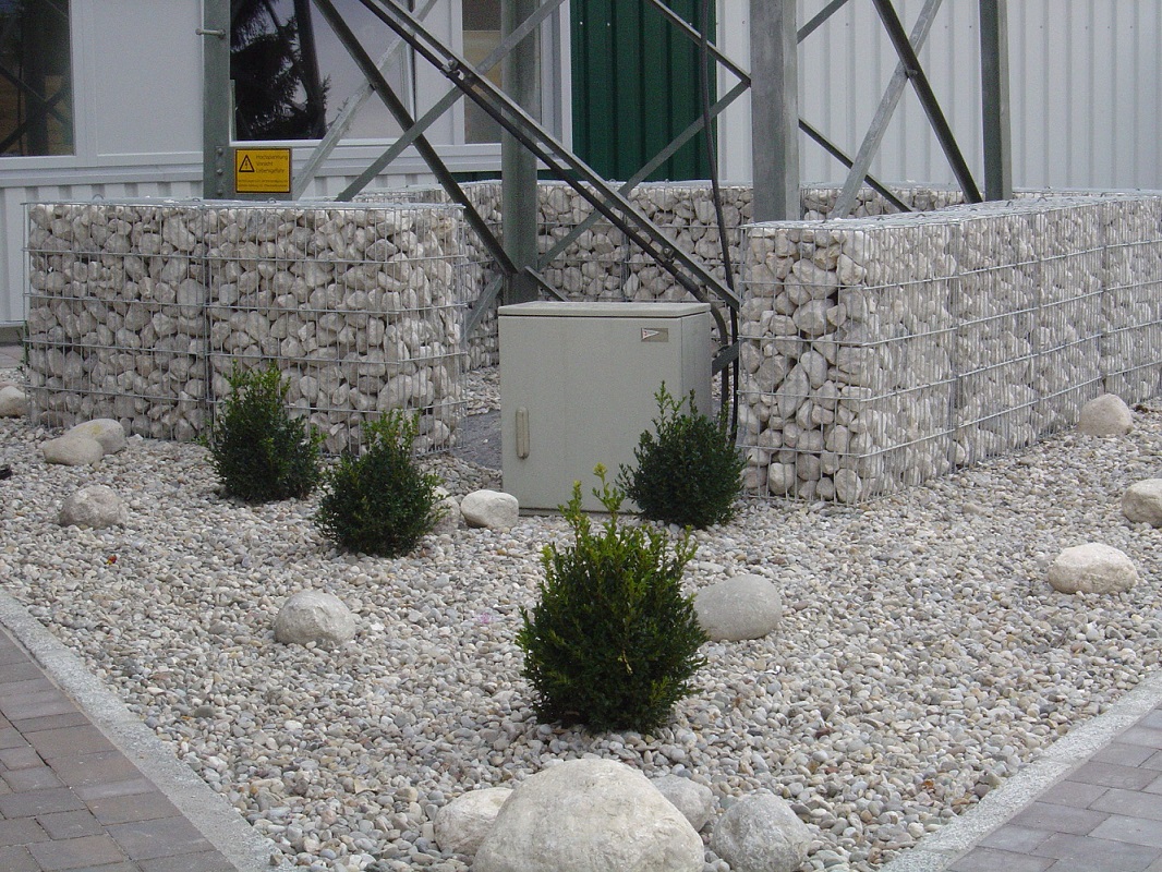 Gabionenstein Dolomit Vanilla 60-120 mm creme-beige Detail 2