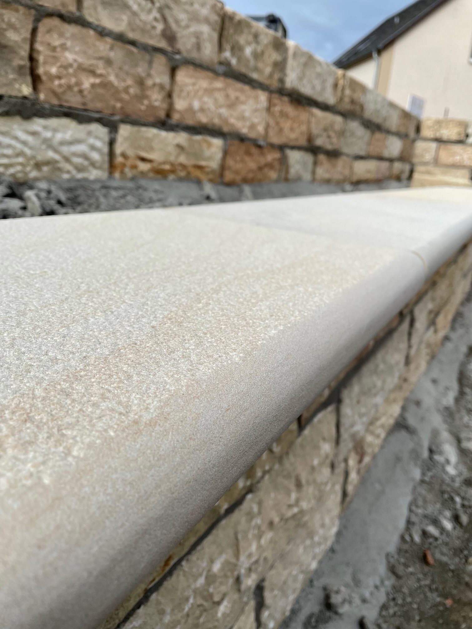 Quarz-Sandstein Poolplatte Golden Sun 80x30x4 cm gelb-grün-bunt Quarz-Sandstein Poolplatte Golden Sun 80x30x4 cm gelb-grün-bunt Detail 1