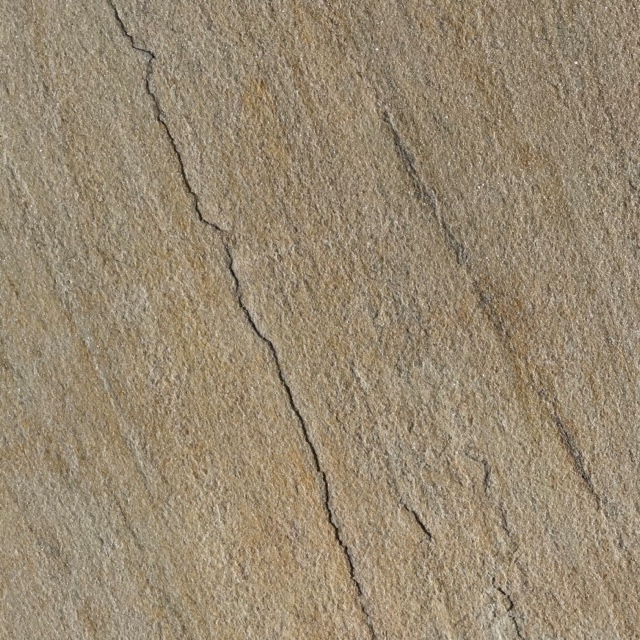 Quarzit Terrassenplatte Bahia 60x30x2,5-4 cm gelb-bunt Detail 3