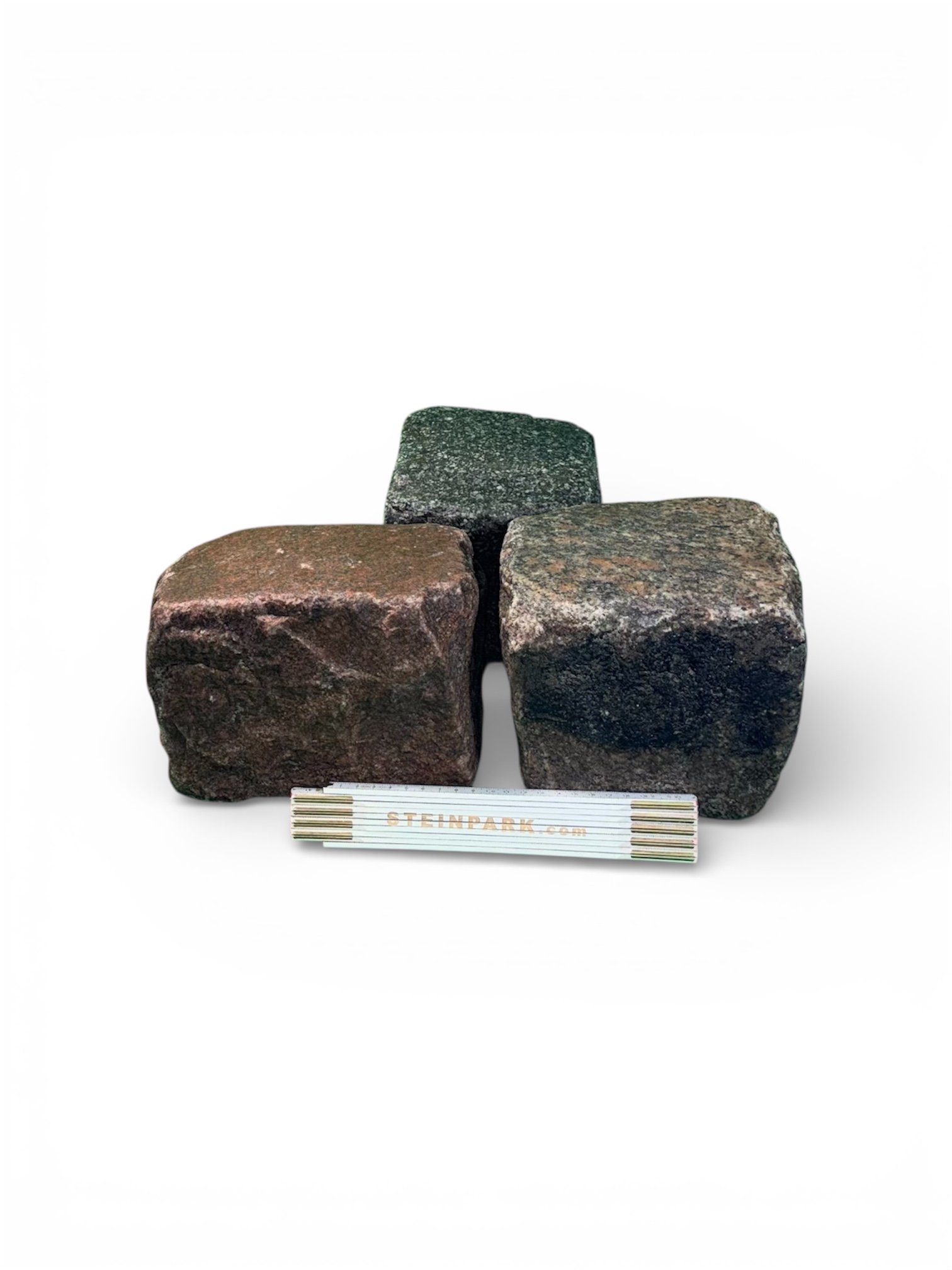 Gebrauchtes Granit Großpflaster 16-28 cm bunt