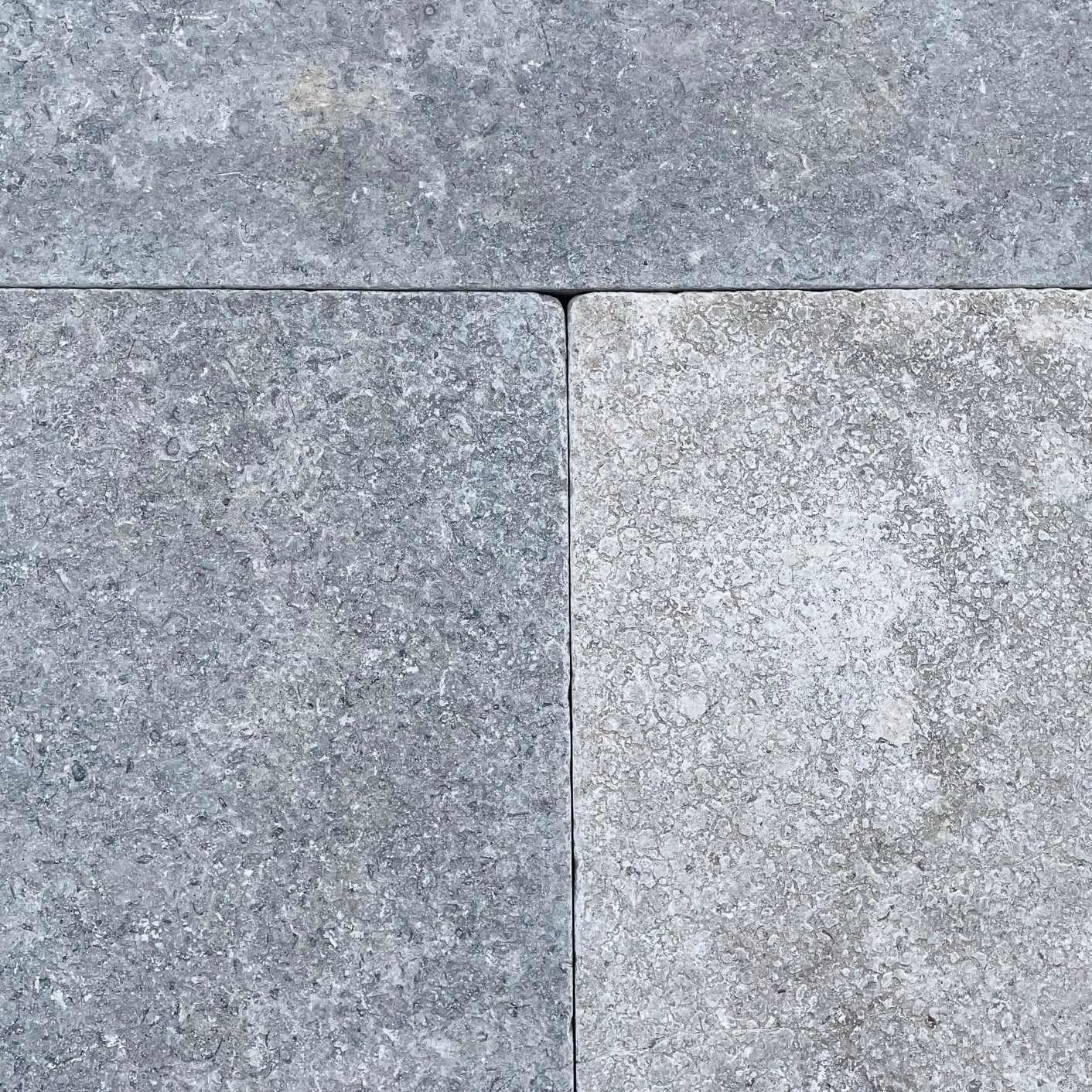 Kalkstein Terrassenplatte Alexandria 60x40x3 cm bräunlich-grau Detail 3