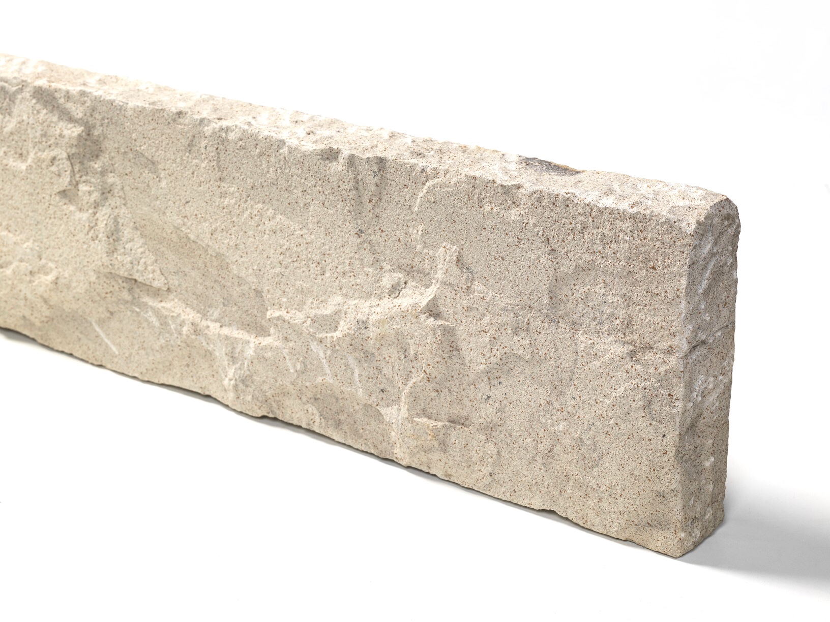 Quarz-Sand Kantenstein 5-7x20x100 cm mint-grün-gelb