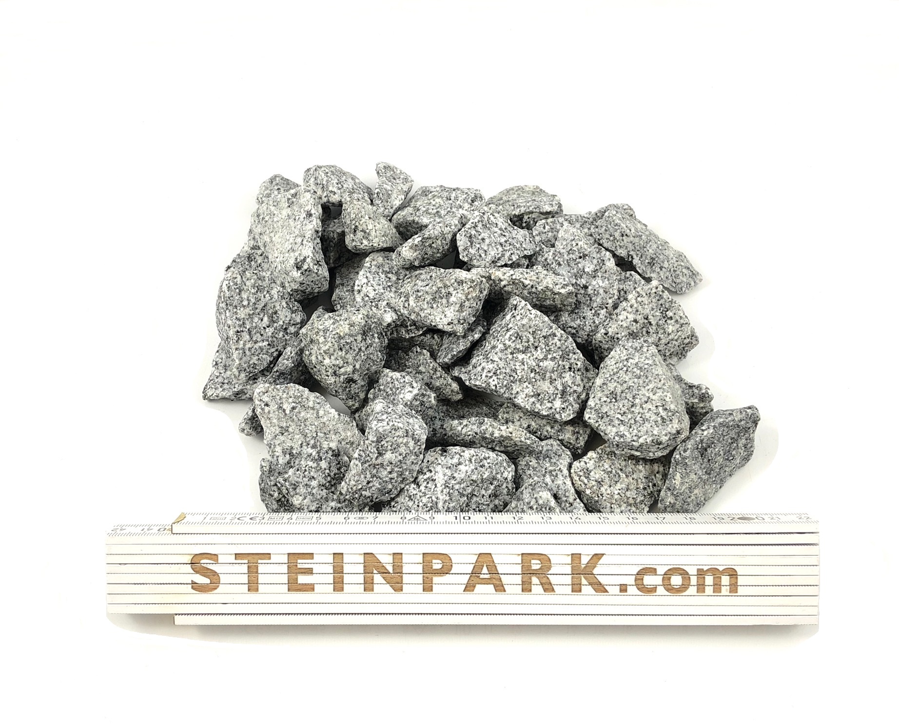 Ziersplitt Granit Silver Gris 8-16 mm hellgrau Ziersplitt Granit Silver Gris 8-16 mm hellgrau