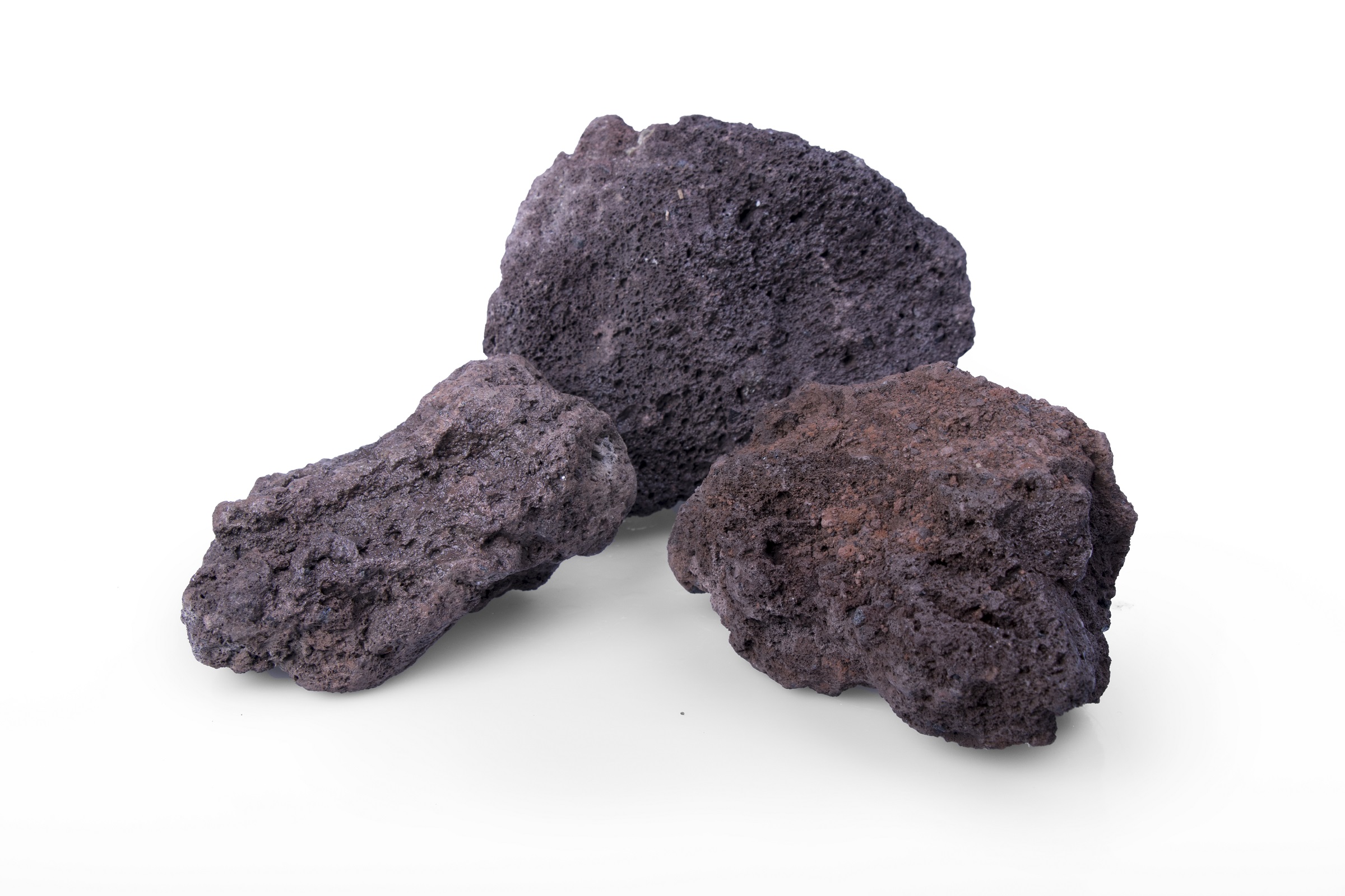 Lava Gabionenstein Original 60-120 mm braun - dunkelbraun