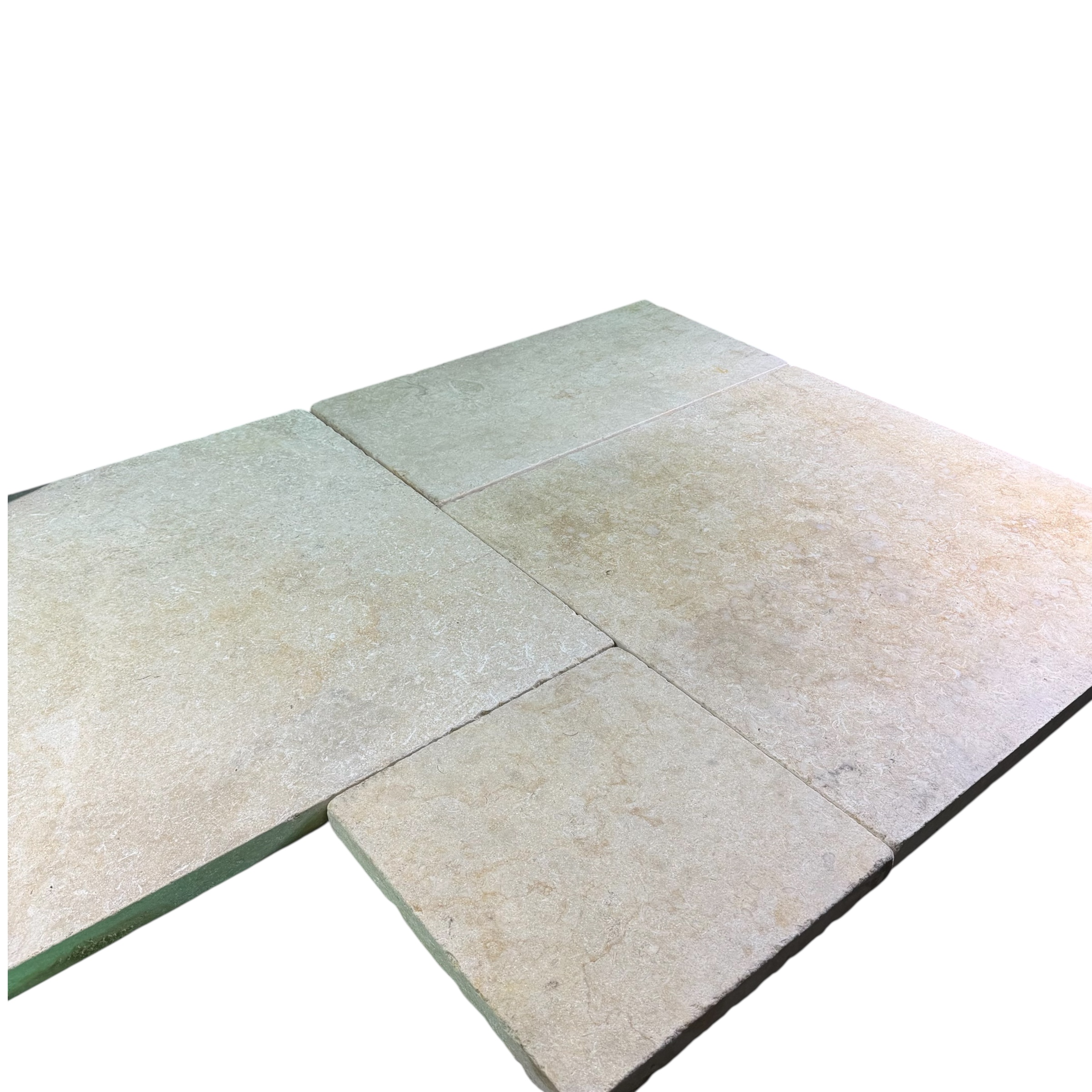 Kalkstein Terrassenplatte Catrina röm. Verband gelb-beige