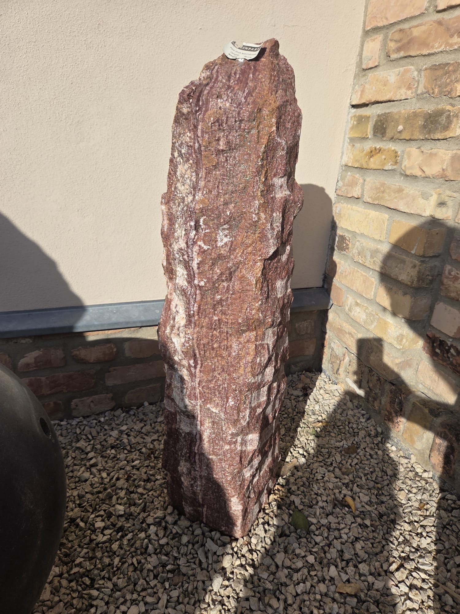 Zierfindling Monolith bunt Einzelstücke zwischen 35 und 150 kg