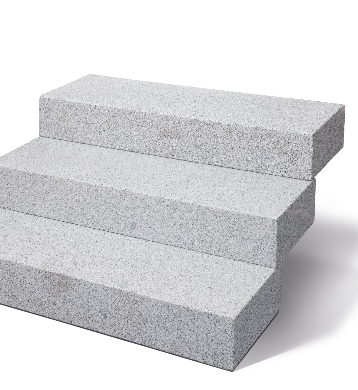 Granit Blockstufe 15x35x100 cm hellgrau