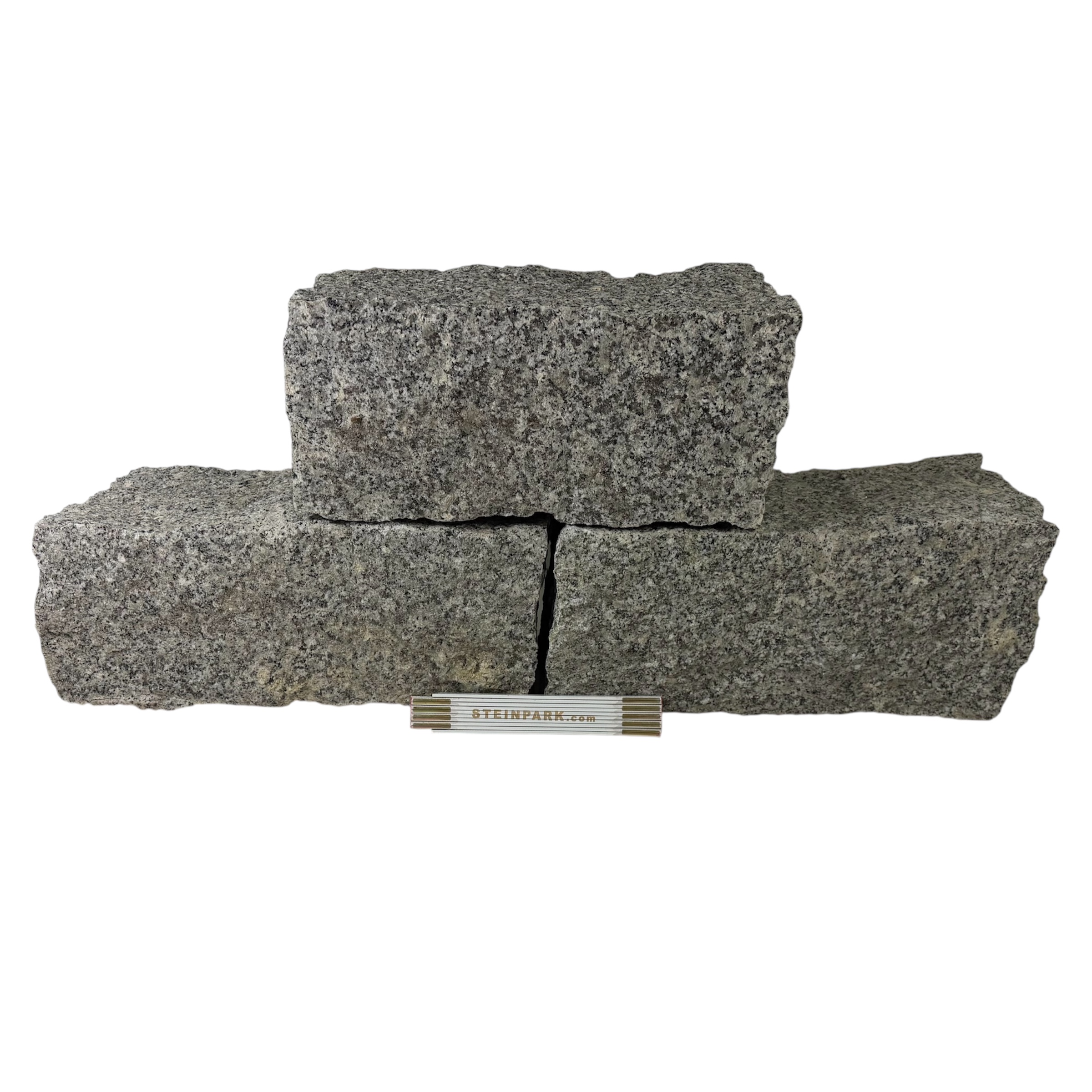 Granit Mauerstein Altana grau gespalten