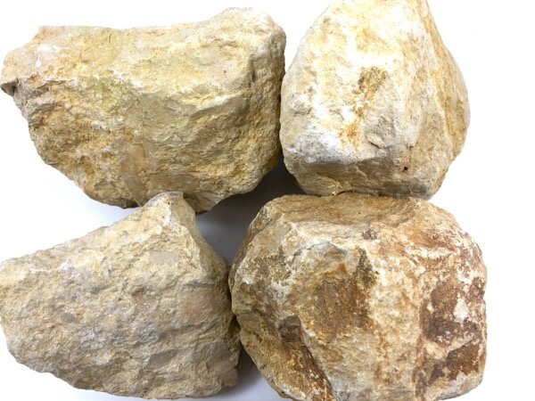 Gabionenstein Kalkstein Amarillo Caliza 60-120 mm gelblich Detail 1