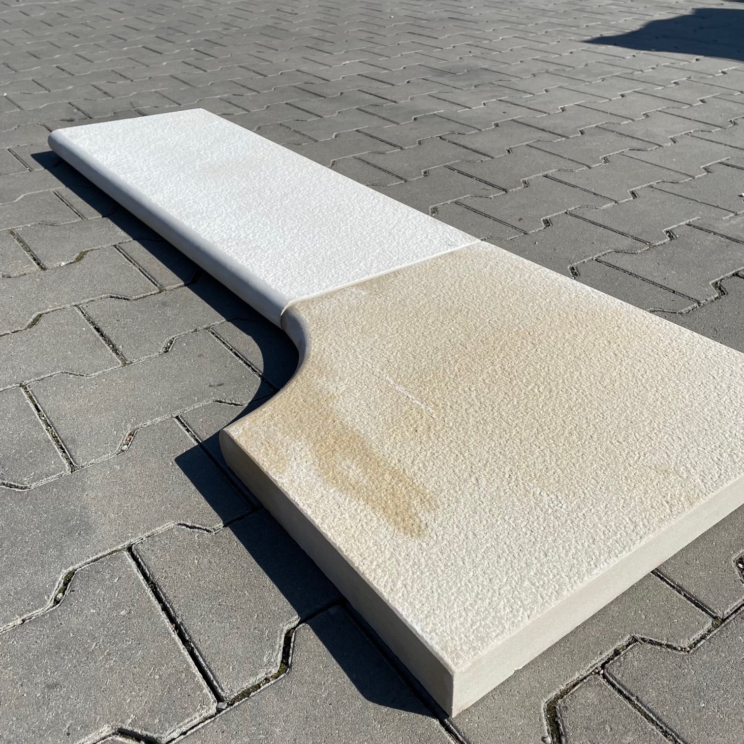 Quarz-Sandstein Poolplatte Golden Sun 80x30x4 cm gelb-grün-bunt Detail 8