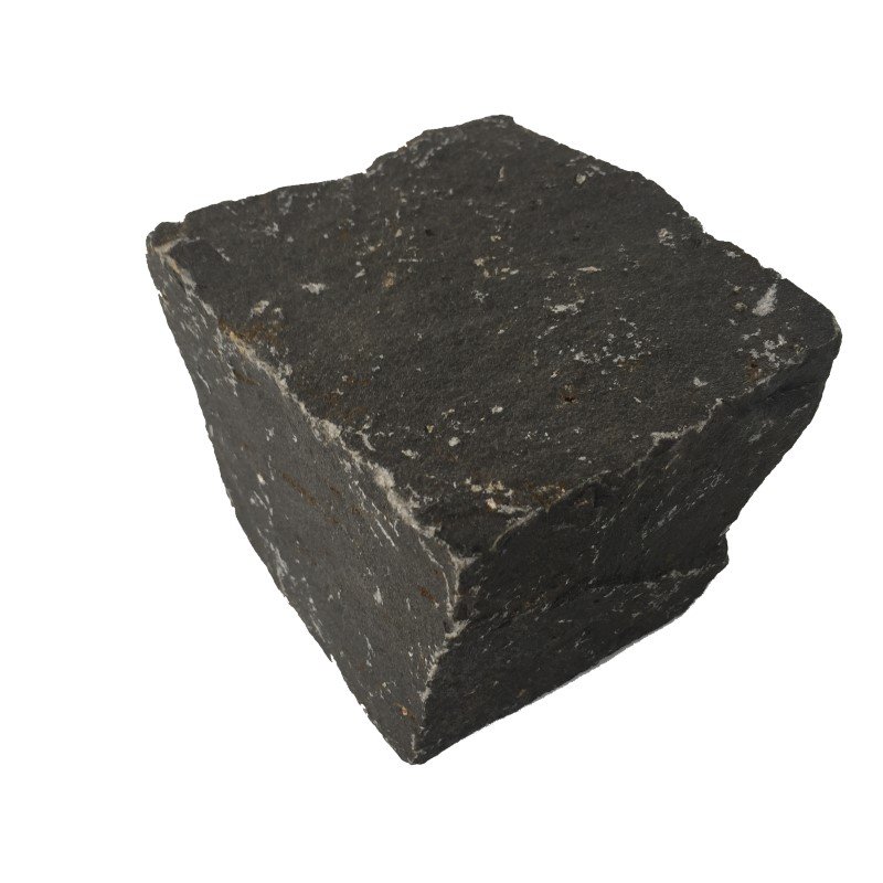 Basalt Kleinpflaster 8-10 cm gespalten anthrazit Detail 3