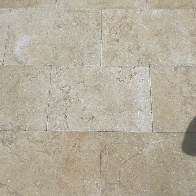 Kalkstein Terrassenplatte Catrina 60x40x3 cm gelb-beige Detail 3