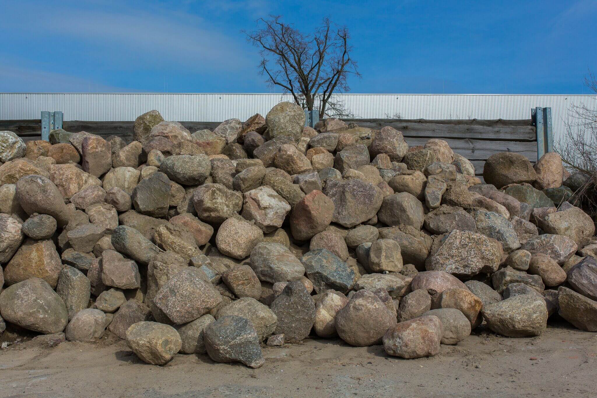 Granit Eiszeitfindling 40-120 cm natürlich gerundet