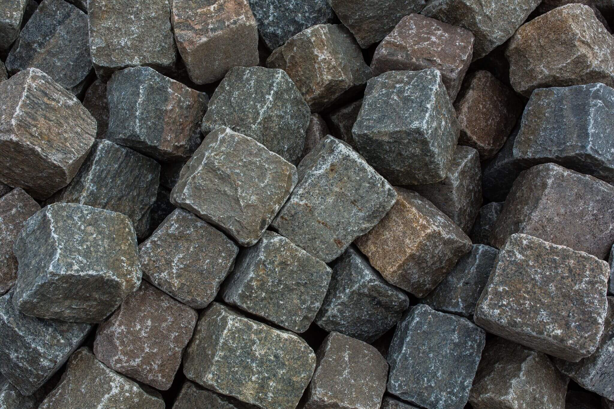 Granit Großpflaster 15-17 cm Wiese bunt gebraucht 4