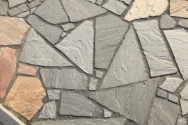 Quarz-Sand Polygonalplatten grau unregelmäßig gebrochen