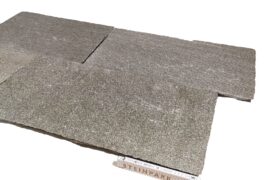Gneis Terrassenplatte 40 cm Bahnenware überwiegend grau