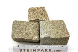Neues Granit Kleinpflaster 8-11 cm gelb-grau