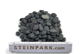 Zierkies Beach Pebbles 16-32 mm anthrazit-grau