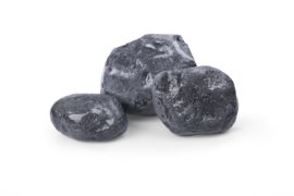 Basalt Gabionenstein Nero Ebano 60-100 mm anthrazit – schwarz