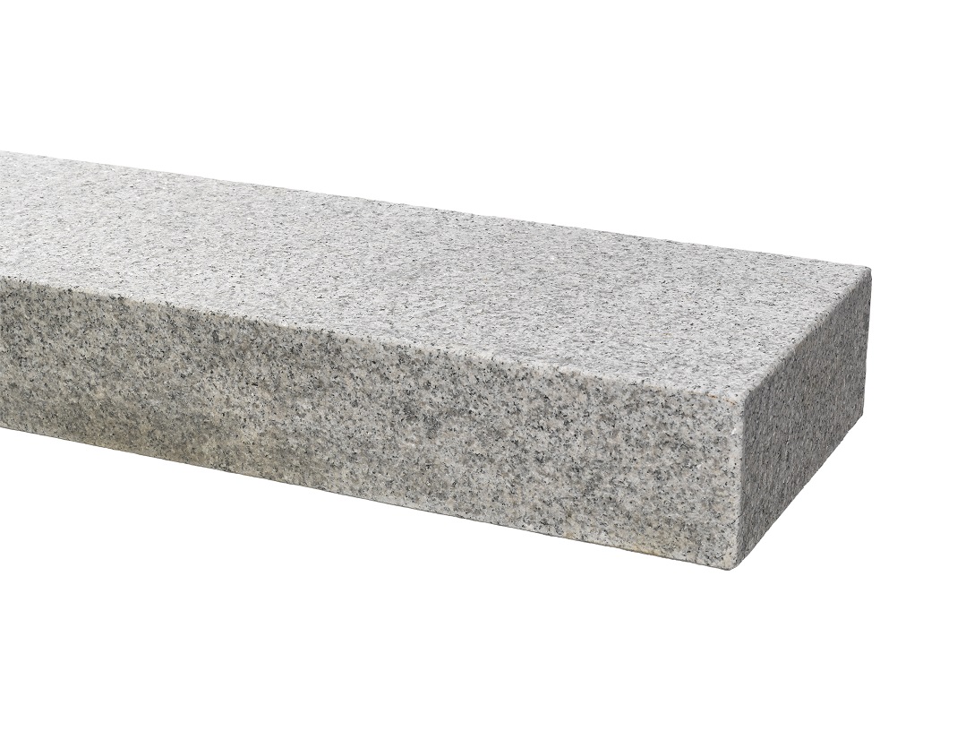 Granit Blockstufe 15x35x100 cm hellgrau