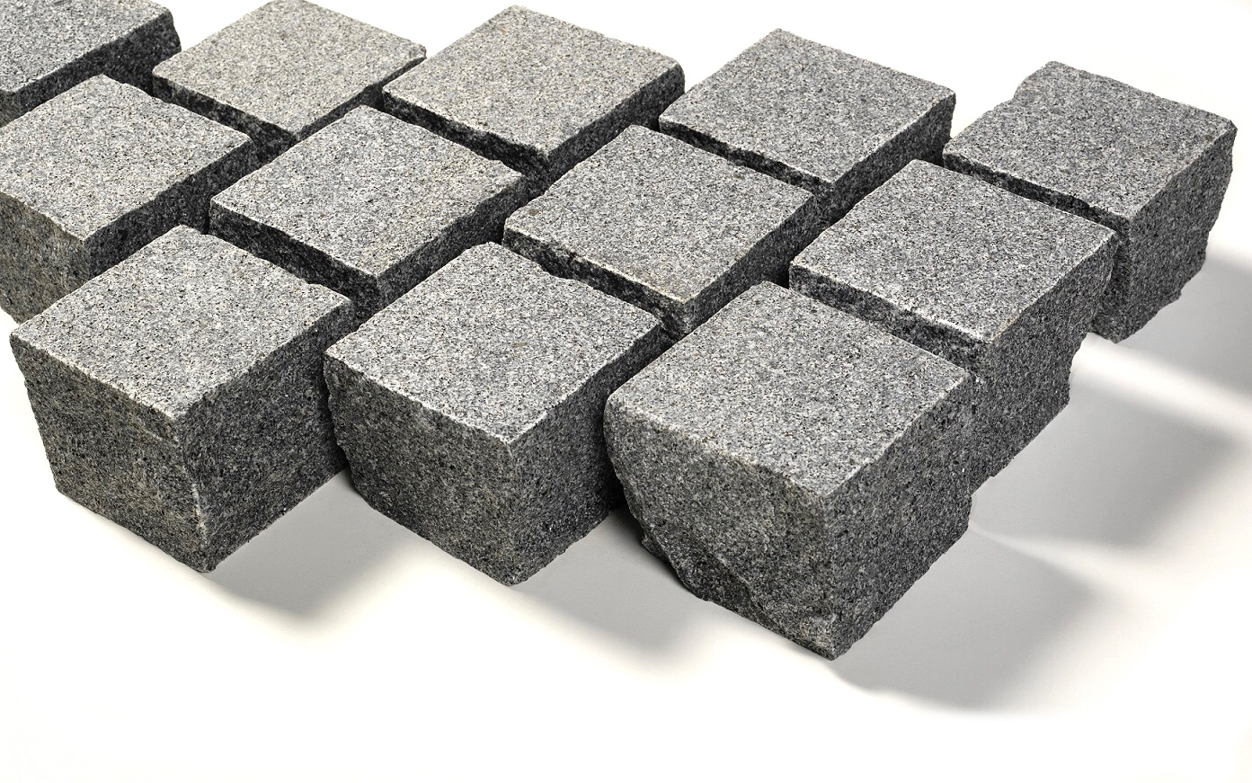 Granit Edelkleinpflaster Earl Grey 10x10x8 cm dunkelgrau