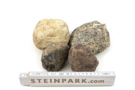 Gabionenstein Granit-Lesestein 50-150 mm natürlich gerundet