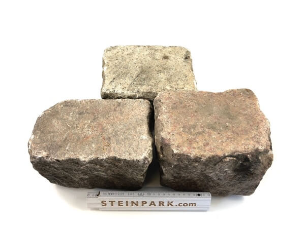 Gebrauchtes Granit Großpflaster 16-28 cm bunt