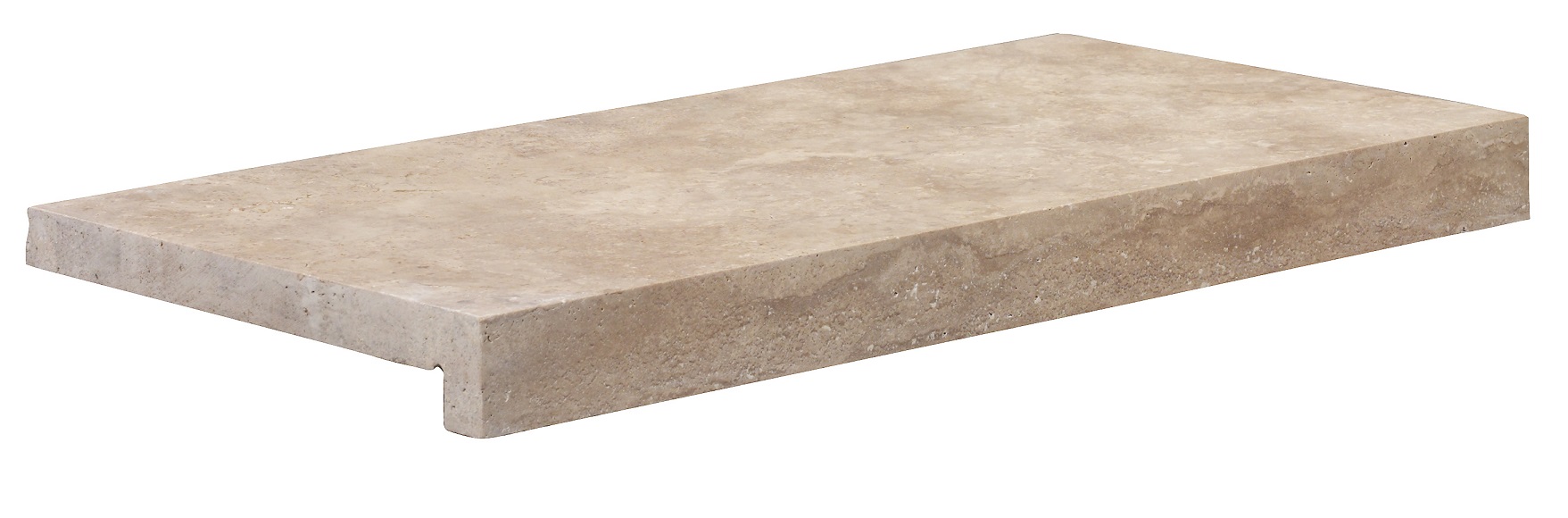 Poolplatten Travertin 60x30x5/2,5 cm classic-light